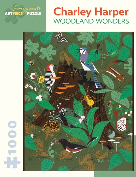 Charley Harper: Woodland Wonders, 1000-Piece Puzzle
