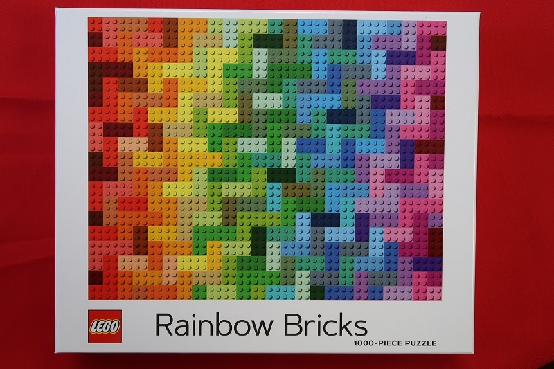 LEGO Rainbow Brick, 1000-Piece Puzzle
