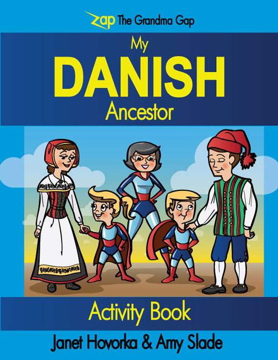 Coloring and Activity Book, My Danish Ancestor