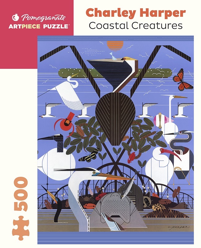 Charley Harper: Coastal Creatures, 500-Piece Puzzle