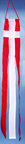 Windwag and Windsox in Denmark Flag Colors