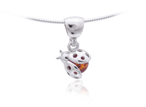 Amber by Vessel Necklace, Ladybug