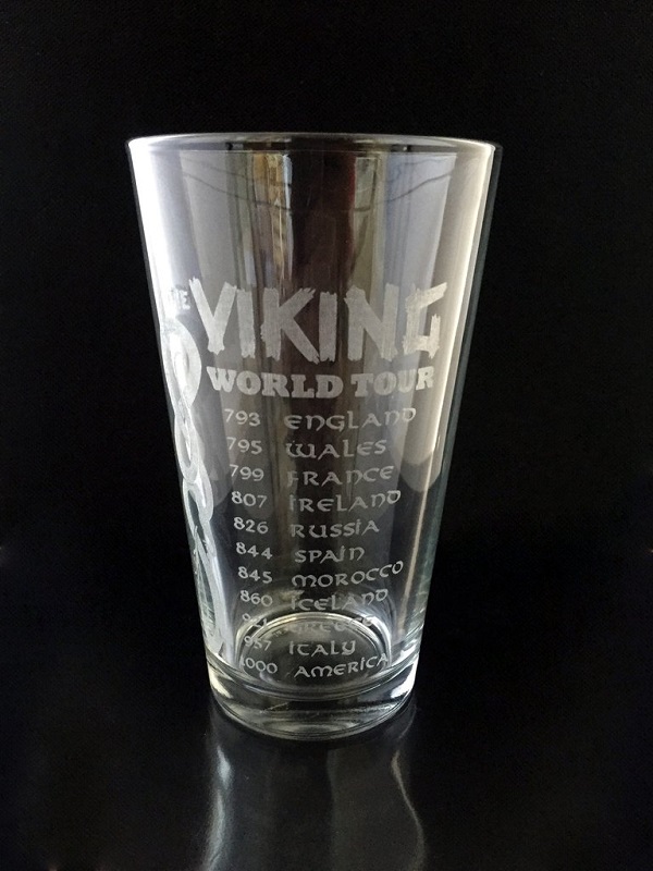 Viking World Tour Pint Glass