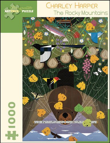 Charley Harper: The Rocky Mountains, 1000-Piece Puzzle