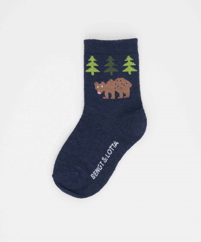 Bengt & Lotta Children's Socks, Bear