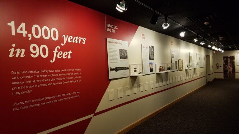 14,000 Years in 90 Feet exhibit