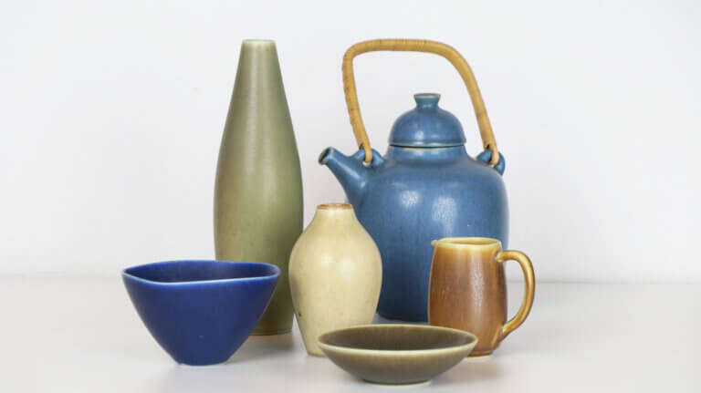 A collection of pieces by the studio Palshus