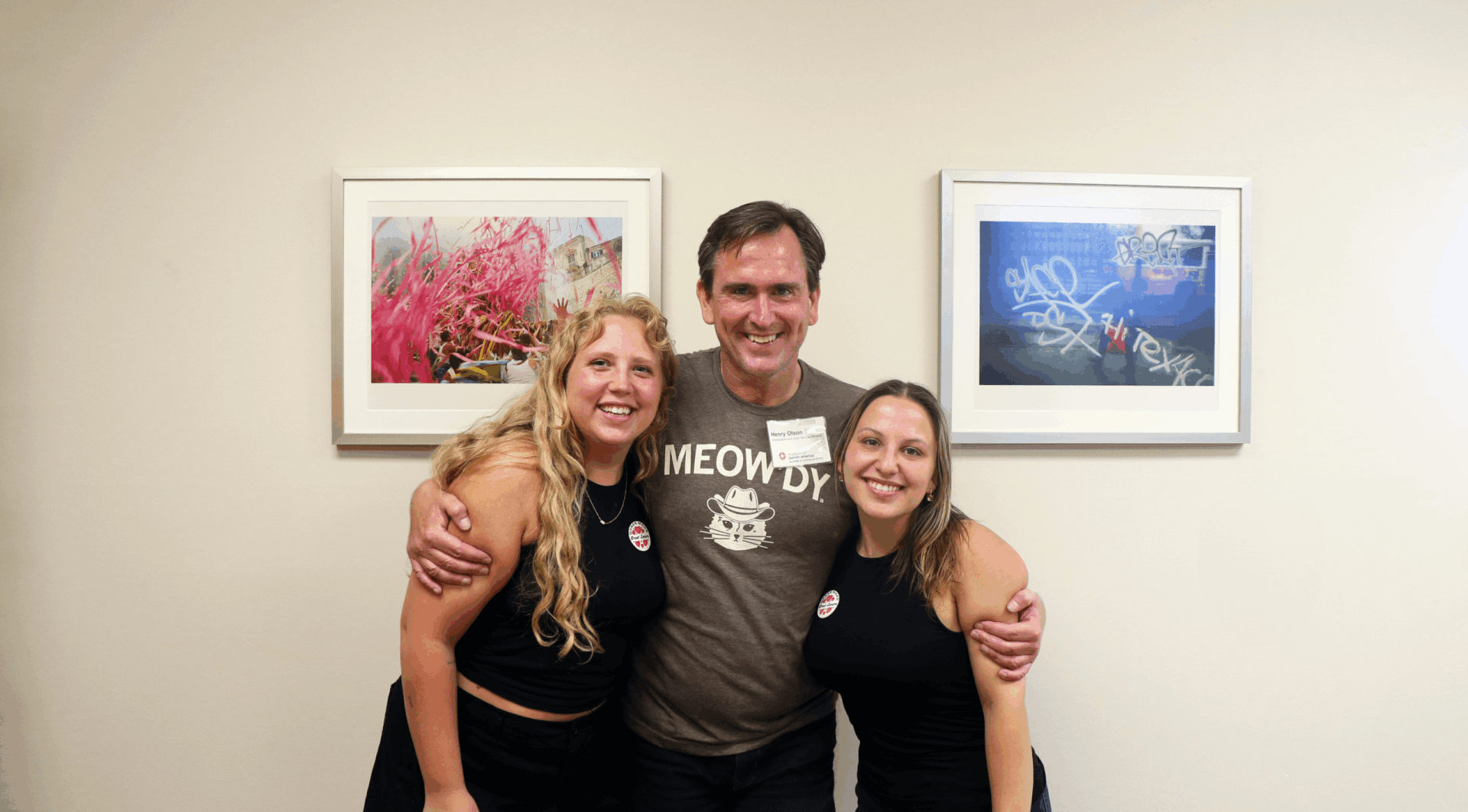 Hannah Versch, Henry Olsen, and Violet Harper.