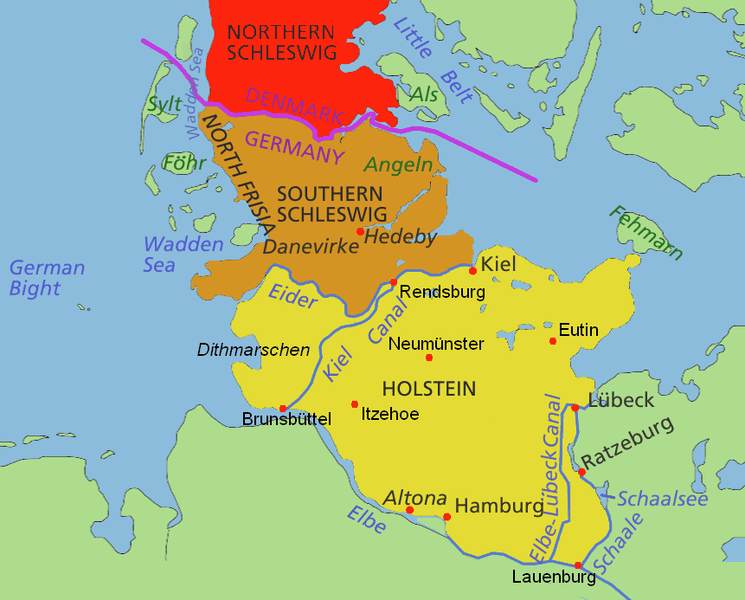 Schleswig-Holstein map