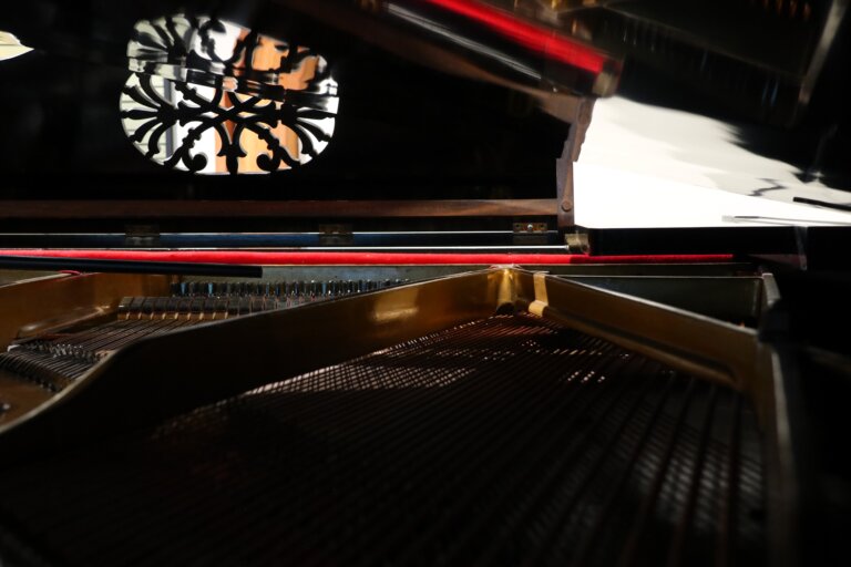 A Hindsberg grand piano--the first piano purchased by the Great Dane Victor Borge.